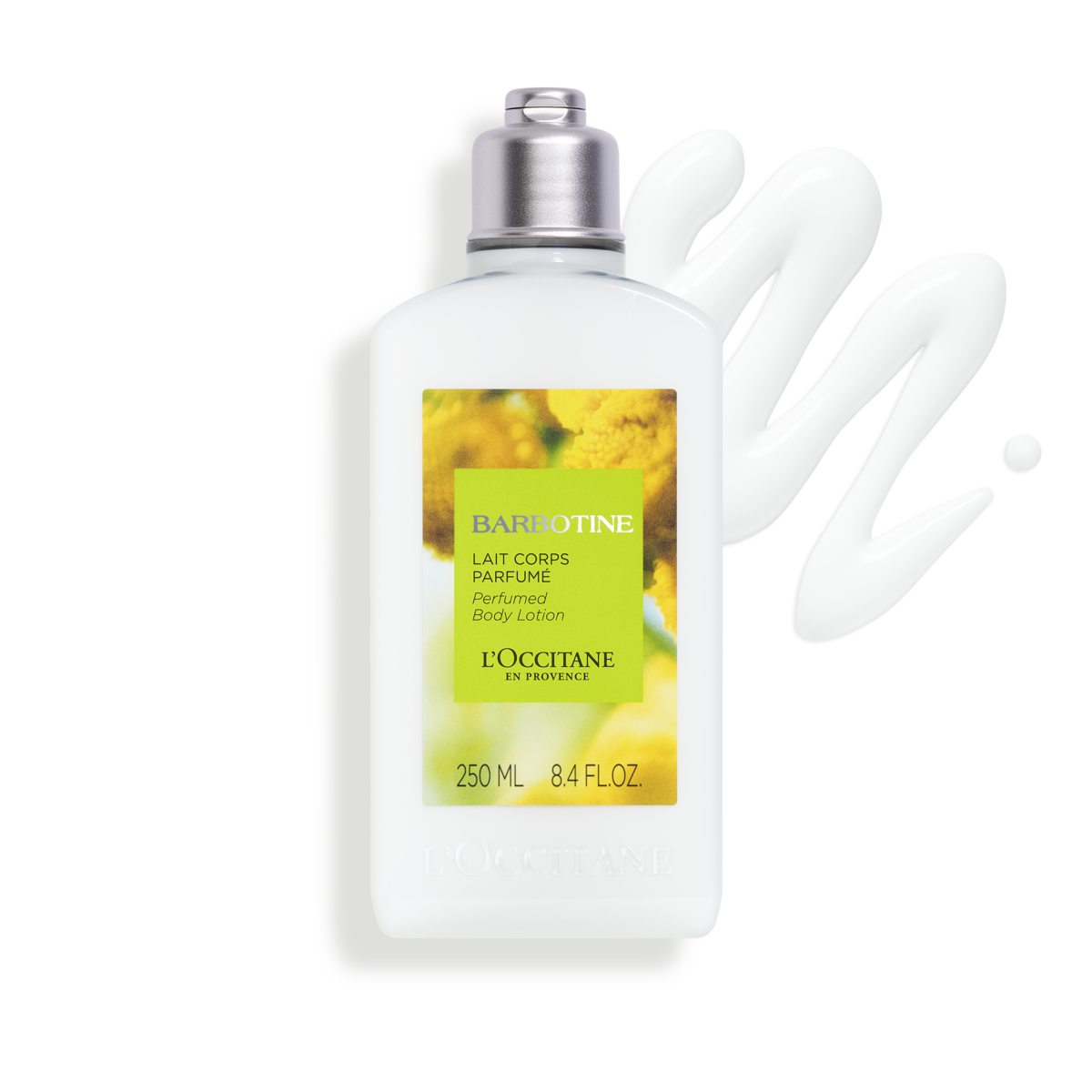 L'Occitane body lotion moisturizes the skin