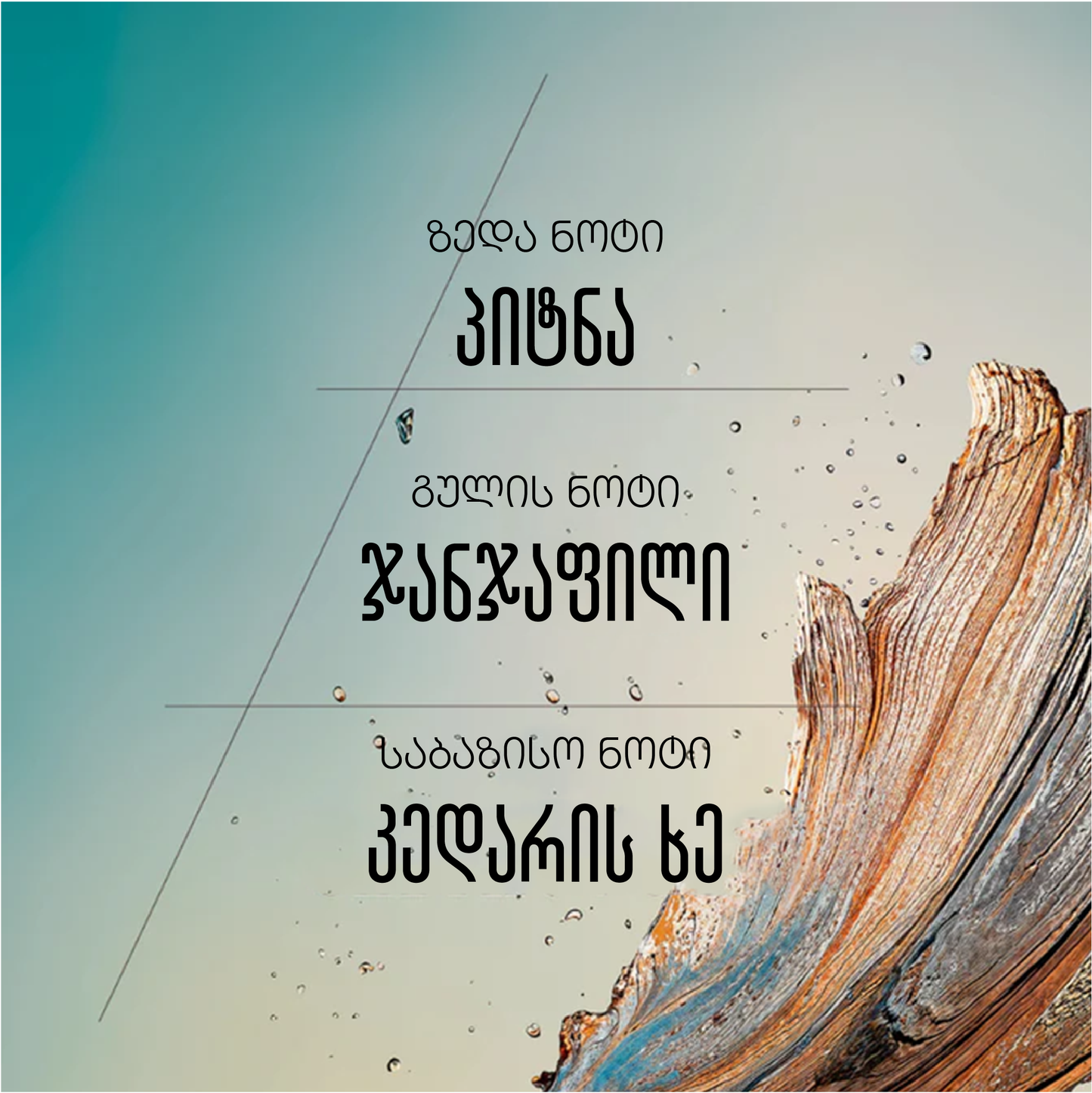 Cèdre Gingembre ტუალეტის წყალი